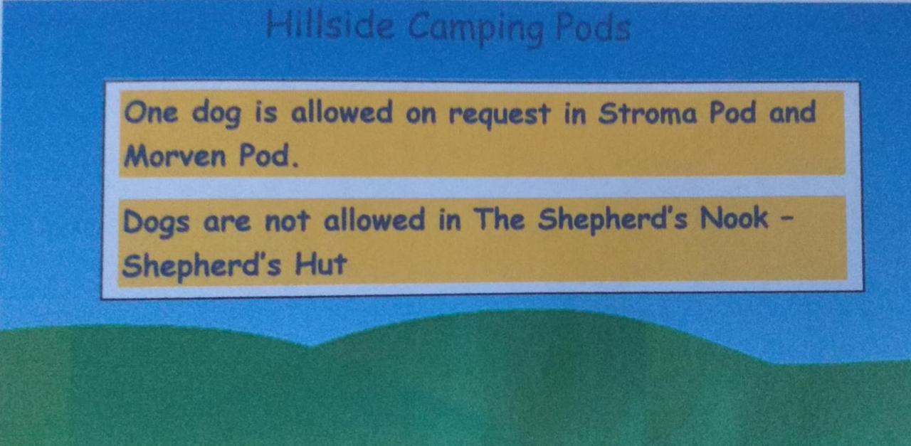 Hillside Camping Pods And Shepherd'S Hut 윅 외부 사진